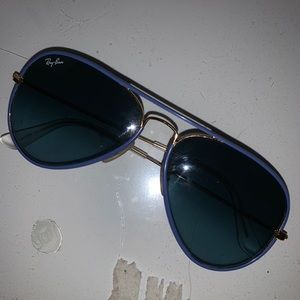 Blue Aviator Ray Bans